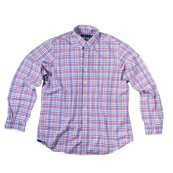 Polo Ralph Lauren Regular Fit Plaid Button Down Shirt -  XL - Picture 1 of 4